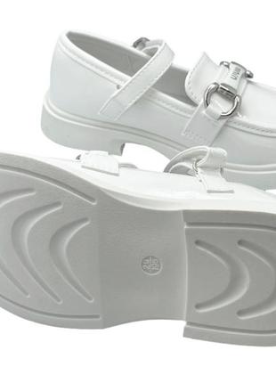 Туфлі для дівчаток jong golf b11114-7/32 білі 32 розмір5 фото