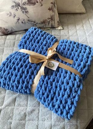 Плед вязаний 5