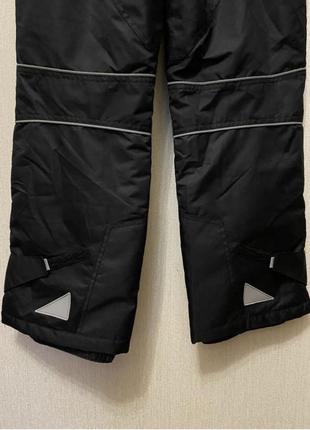 Новий чорний напівкомбенізон lindex лижні штани розмір 9-10 років зріст 1404 фото