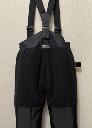 Новий чорний напівкомбенізон lindex лижні штани розмір 9-10 років зріст 1405 фото