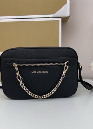 Сумка брендовая michael kors jet set crossbody кожа оригинал на подарок1 фото