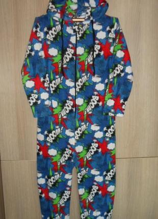 Комбинезон пижама слип кигуруми флисовый размер m/l1 фото
