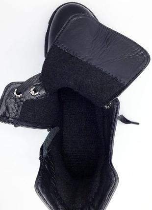 Демисезонные ботинки для девочек jordan 60888/37 черный 37 размер2 фото