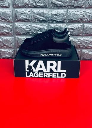 Karl lagerfeld кроссовки женские черные размеры 36-416 фото