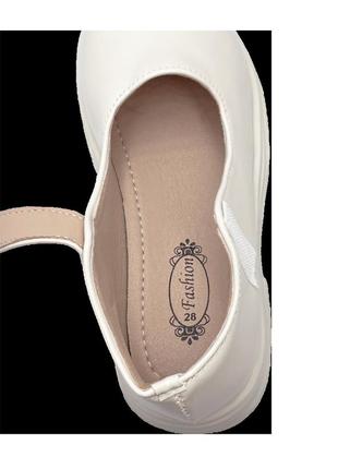 Туфли для девочек fashion x615-11/29 бежевый 29 размер2 фото