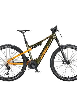 Електровелосипед ktm macina chacana 792 рама l/48, зелено-помаранчевий, 2022 (22317108)