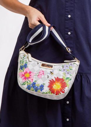 Polo floral diamond crossbody bag1 фото