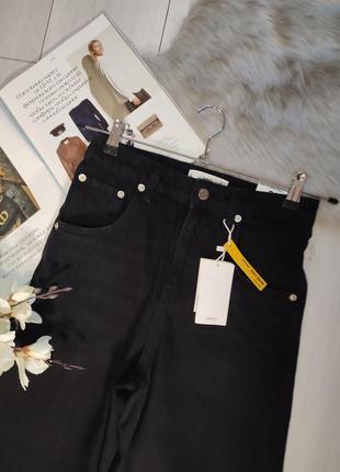 Широкі довгі джинси від mango, 32р, запалення8 фото