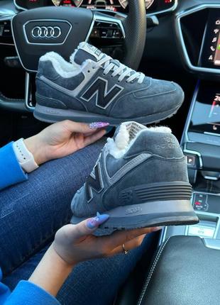 Кросівки зимові хутро new balance