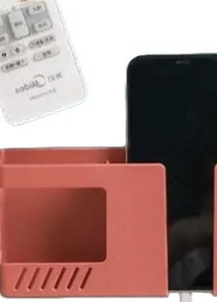 Підвісний органайзер, тримач для смартфона, пульт настінний червоний1 фото