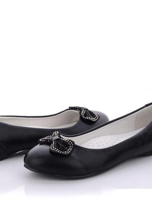 Туфлі для дівчаток lilin li16-007-1/32 чорний 32 розмір