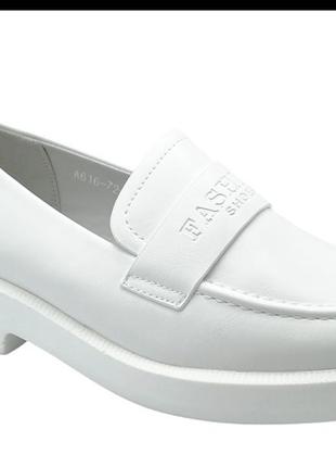 Туфлі для дівчаток bashili 7288-616/33 білі 33 розмір4 фото
