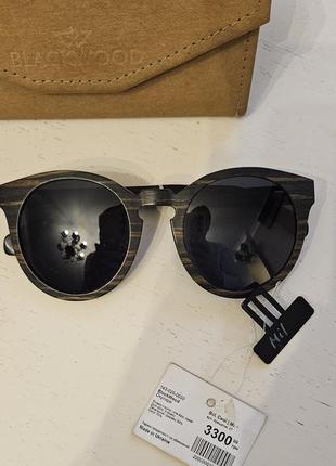 Сонцезахисні окуляри black  wood4 фото