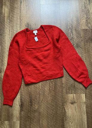 Джемпер червоний 4