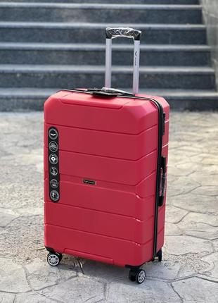 Якісна валіза з поліпропілен ,від польського виробника wings ,чемодан ,дорожня сумка5 фото
