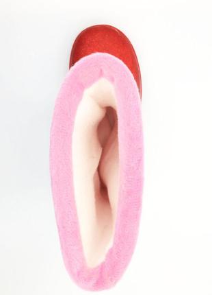 Резиновые сапоги для девочек bbt kids m1588/22 красный 22 размер3 фото