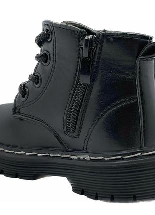 Демісезонні черевики для дівчаток bbt r6818/26 чорні 26 розмір3 фото