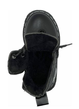 Демісезонні черевики для дівчаток bbt r6818/26 чорні 26 розмір4 фото