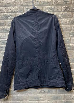Куртка мужская, демосезонная, синяя куртка мужская, размер l7 фото
