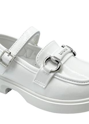 Туфлі для дівчаток jong golf b11114-7/30 білі 30 розмір