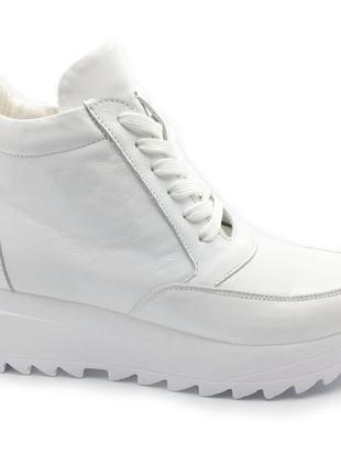 Демісезонні черевики для дівчаток l-fashion 2117tr/40 білі 40 розмір