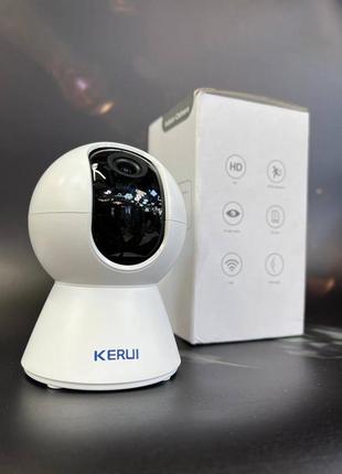 Поворотна ip wifi камера відеоспостереження відеоняня зі звуком kerui k529 tuya