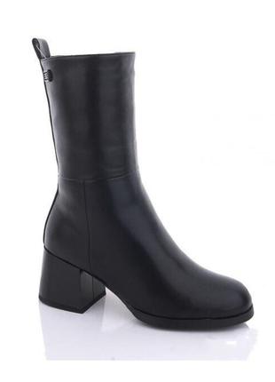 Зимові черевики жіночі loretta sn20909/40 чорні 40 розмір1 фото