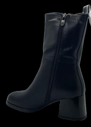 Зимові черевики жіночі loretta sn20909/40 чорні 40 розмір4 фото