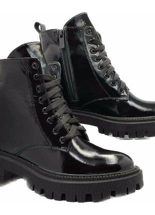 Демісезонні черевики для дівчаток jordan 6116bl/35 чорні 35 розмір2 фото