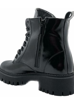Демісезонні черевики для дівчаток jordan 6116bl/35 чорні 35 розмір6 фото