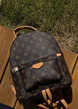Рюкзак louis vuitton palm springs backpack brown5 фото