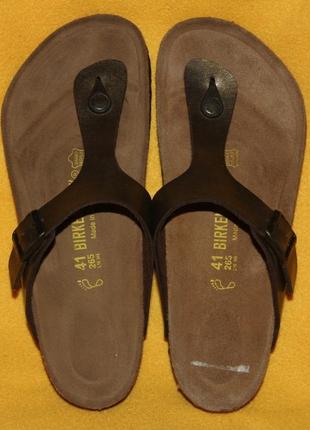 Босоножки, сандалии, вьетнамки, шлёпанцы birkenstock р.41 стелька 26,5 см5 фото