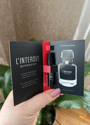 Пробник парфумована вода givenchy l'interdit eau de parfum intense2 фото