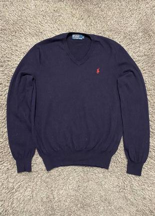 Свитер пуловер мужской оригинал 100% merino wool от polo ralph lauren