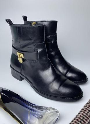 Шкіряні черевики michael kors ryan ankle