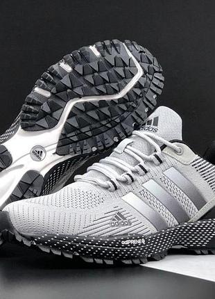 Чоловічі кросівки adidas marathon tr  світло сірі