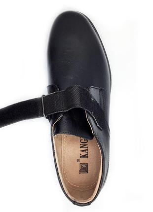 Туфлі для хлопчиків kangfu c766c/37 чорні 37 розмір3 фото