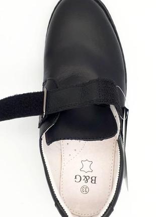 Туфли для мальчиков b&g 1827/34 черный 34 размер5 фото