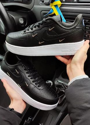 Кроссовки nike air force 1 lx chrome swooshees black/white