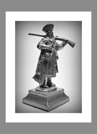 Іграшкові солдатики український козак 17 столiття 54 мм олов'янi солдатики мініатюри статуетки2 фото