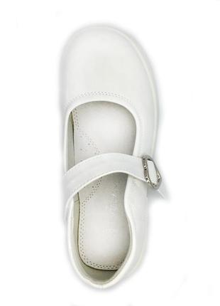 Туфлі для дівчаток apawwa mc286/25 білі 25 розмір2 фото