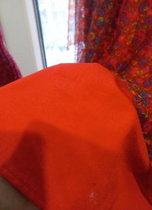 Платье макси в цветочный принт