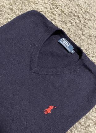 Светр пуловер чоловічий оригінал 100% merino wool від polo ralph lauren6 фото