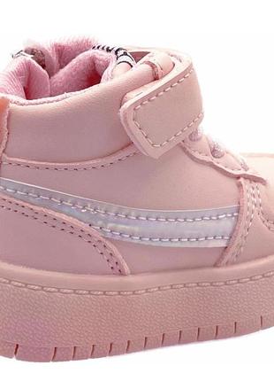 Демісезонні черевики для дівчаток bbt r6802-3/19 рожеві 19 розмір3 фото