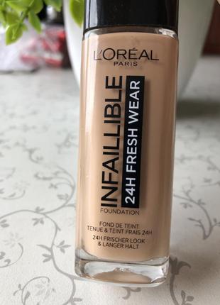 Тональний крем для обличчя l'oreal paris infaillible 32h fresh wear foundation spf 25, 220 sand, 30 мл2 фото