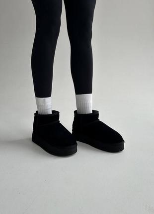 Уггі угги угг ugg ultra mini platform black8 фото