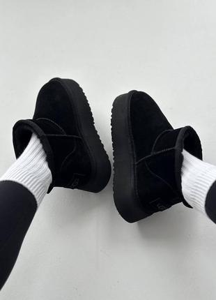 Уггі угги угг ugg ultra mini platform black6 фото