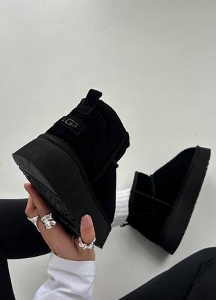 Уггі угги угг ugg ultra mini platform black2 фото