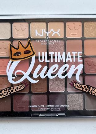 Палетка тіней для повік nyx ultimate queen