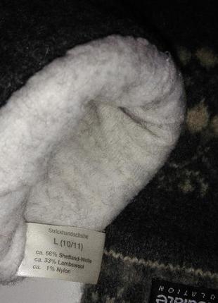 Зимние перчатки шерсть5 фото